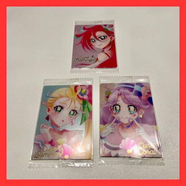 プリキュア カード ウエハース HRセット7 サマー フラミンゴ コーラル
