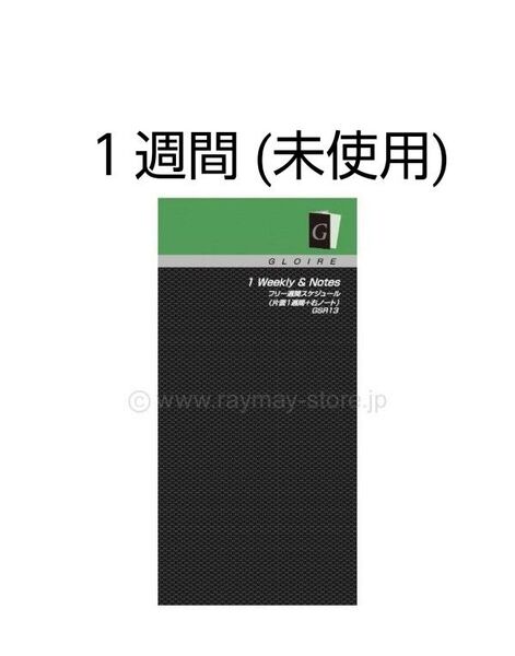 レイメイ藤井 差し込み手帳 リフィル フリー 週間スケジュール 見開き1週間 & ノート スタンダード スケジュール帳 (未使用)