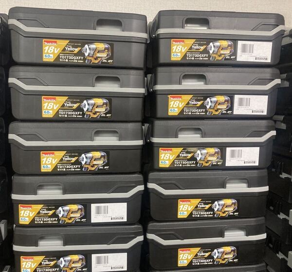 10個セット 最新型 マキタ TD173 ケース 18V インパクトドライバー バッテリー 充電器 など収納可能 makita ツールボックス 箱 141T84-0 ⑤
