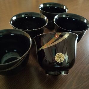 中村勘三郎 華金襴 姫碗揃 5客セット