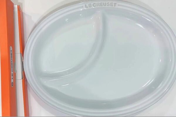 ルクルーゼ LECREUSET マルチオーバルプレート S ホワイト