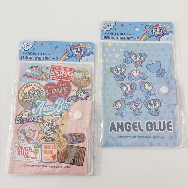ANGEL BLUE エンジェルブルー 診察券 お薬手帳ケース 2個セット