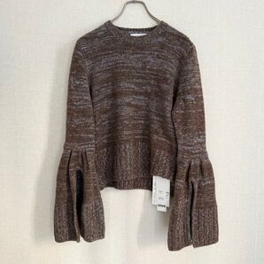 【未使用品】Waltz AKIRA NAKA フレアスリーブニット ¥47300