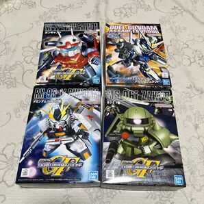 BB戦士 No.209νガンダム、No.218ザクII、No.225 ガンキャノン No.276デュエルガンダム