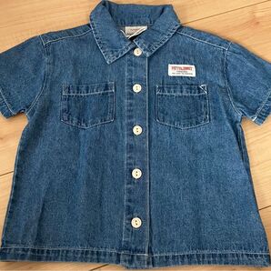 サンリオ デニムシャツ80