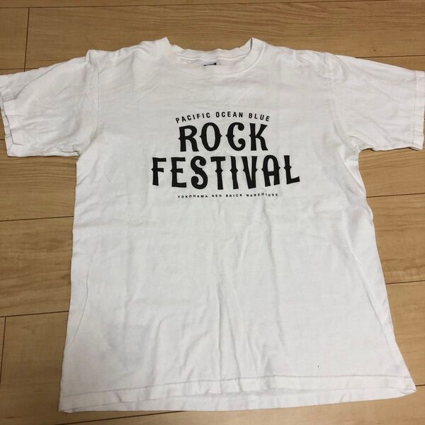ROCK FESTIVAL ロックフェスティバル Mサイズ Tシャツ パシフィックオーシャンブルー
