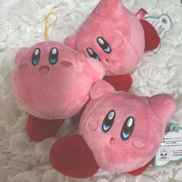 星のカービィ ぬいぐるみ Kirby にっこり マスコット3 まんぷく座り 3個セット
