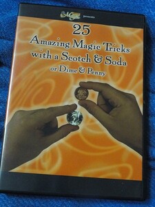 DVD 　25 Amazing Magic Tricks with a Scotch & Soda マジック　手品