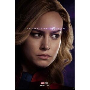 キャプテンマーベル シルクポスター アベンジャーズ エンドゲーム