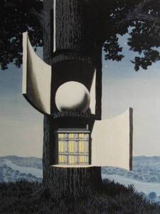 Art hand Auction RENE MAGRITTE, René Magritte, LA VOIX DU SANG, Overseas version super rare raisonné, Brand new high quality framed, free shipping, Good condition, y321, painting, oil painting, Nature, Landscape painting