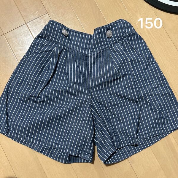 GU ショートパンツ ストライプ 150