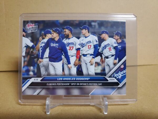 Topps Now 大谷翔平 ポストシーズン出場確定 5枚セット 大谷翔平 TOPPS NOW カード ドジャース