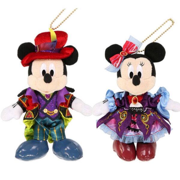 ディズニー ハロウィン ぬいぐるみバッジ ミッキー ミニー 2個セット