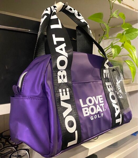 LOVE BOAT 【新品】ラブボートゴルフ ミニバッグ ミニボストンバッグ 紫