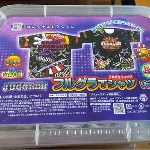 ジャグラー Tシャツ 【新品】フルグラvol.3 A柄 フリー 黒 コンテナ付