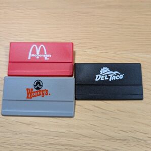 ウェンディーズ マクドナルド デルタコ ネームプレート アメリカ バッジ
