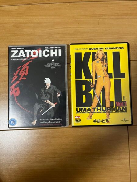 映画DVD2枚セット 座頭市 キルビル
