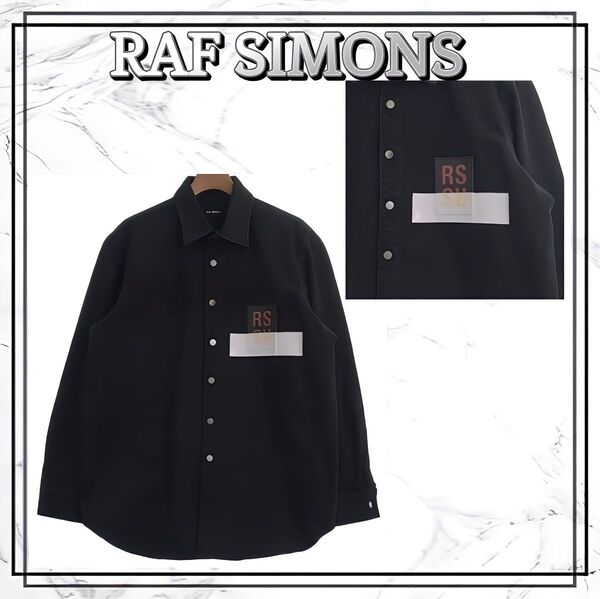入手困難 Raf simons ラフシモンズ 希少品 トップス パッチデニム シャツ M