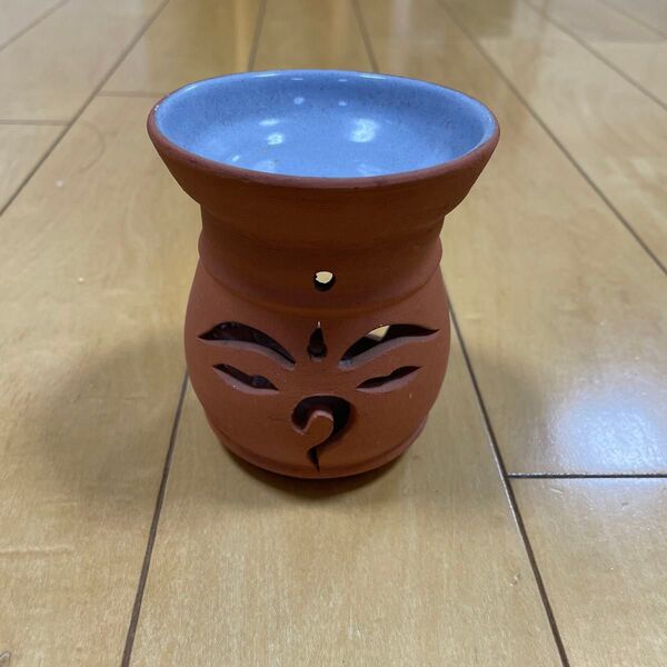 ネパール アロマオイル 香炉 陶器