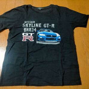 日産 スカイライン GT-R BNR34 Tシャツ M