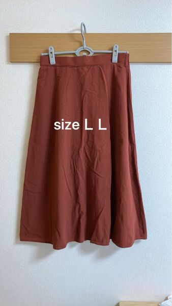 ロングスカート フレアスカート sizeLL