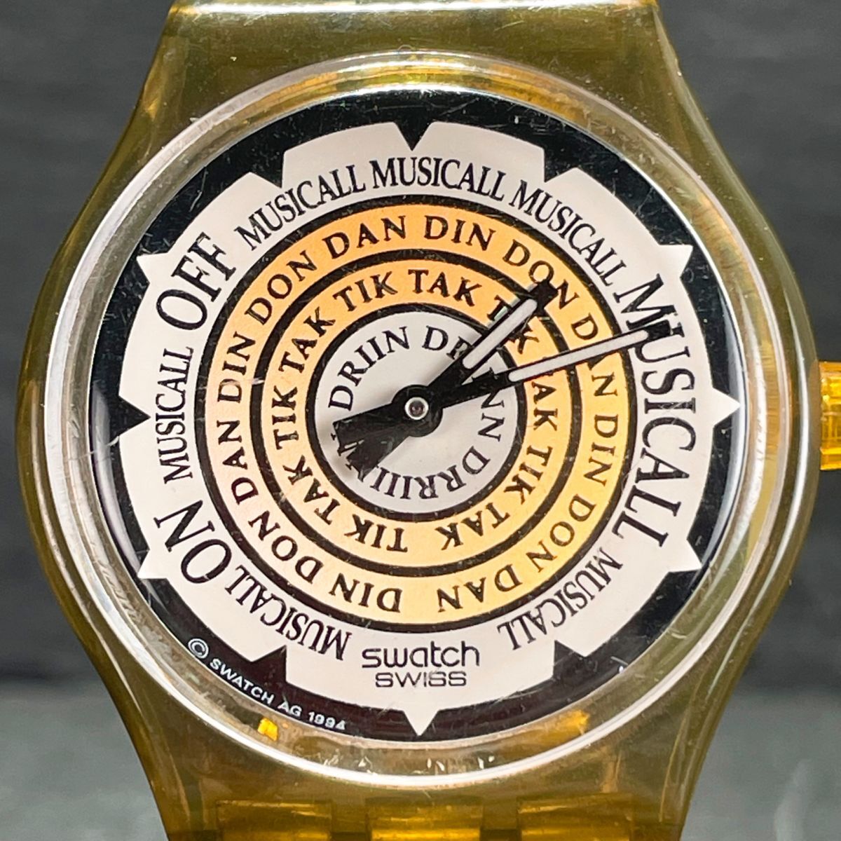 電池交換済み swatch スウォッチ 1992年 腕時計 MAZZOLINO