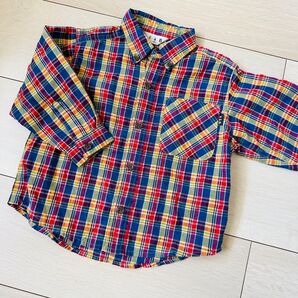 eaB チェックシャツ