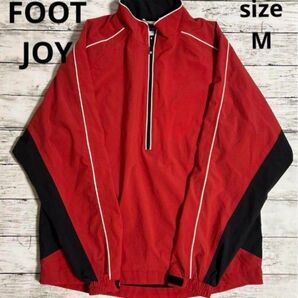 フットジョイ プルオーバー M 長袖 ハーフジップ 秋冬 DRYJOYSふ