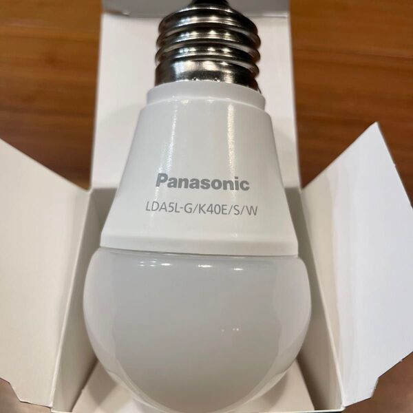 LED電球 Panasonic 40 W 5個セット lda5l-g/k40e/s/w