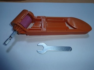  non-standard-sized mail possible drill sharpener orange color electric drill . drill tooth .. package none there is no manual Tokyo departure unused goods 