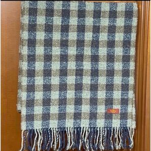 チェックマフラー