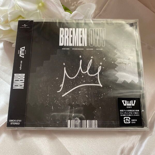 ◆新品◆通常盤 (初回プレス) トレカ封入 OWV CD/BREMEN 24/2/7発売 オウブ