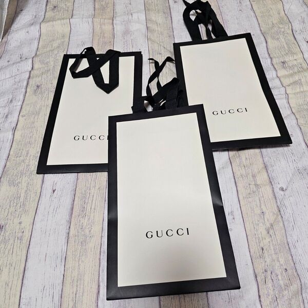GUCCI グッチ ショッパー 紙袋 ブランド 3枚
