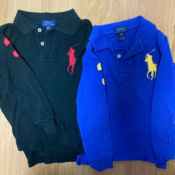 ラルフローレン ポロシャツ 長袖 ロンT ロングTシャツ ビッグポニー キッズ 110 POLO RALPH LAUREN