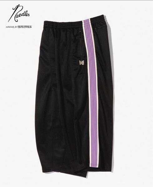 needles 23ss 直営店 トラックパンツ ヒザデル H.D ブラック