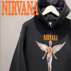 男女兼用Nirvana ニルバーナ パーカー カートコバーン スゥエットパーカー