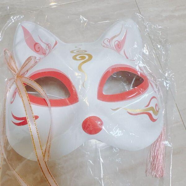 狐お面 2枚セット お祭り 狐 きつね 夏祭り コスプレ ハロウィン 仮装