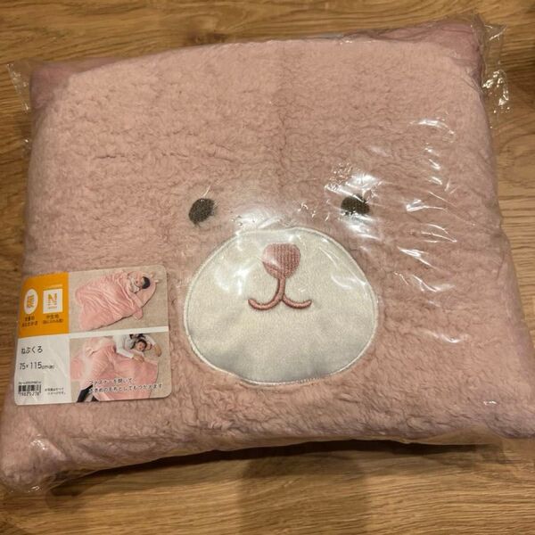 寝袋ねぶくろブランケット毛布寝袋ピンクうさぎニトリNwarmベビー赤ちゃん寝相アート月齢フォト