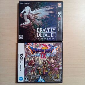 ドラゴンクエストIX ブレイブリーデフォルト 3DS DSソフト