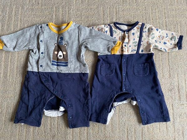 ベビー ロンパース 2枚セット イオン 70サイズ
