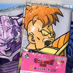 シュールなキャラはお好き?BANDAI 一番くじ ドラゴンボールZ ギニュー特戦隊 襲来!ロングタオル 3点セット 新品未使用
