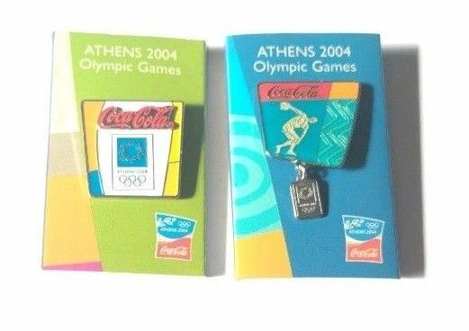コカ・コーラ コカコーラ 2004年 アテネオリンピック ピンバッジ