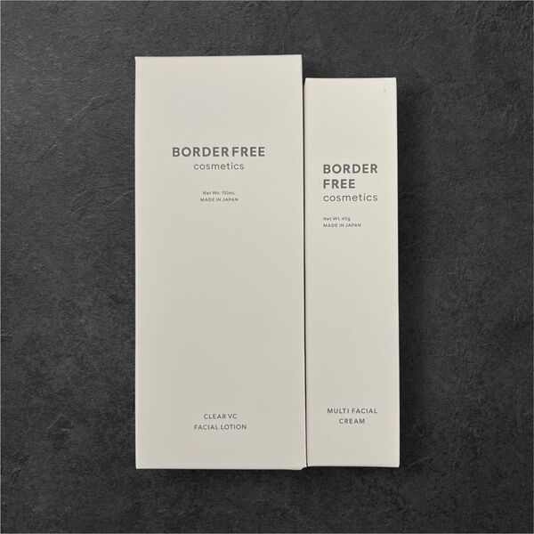 ボーダーフリー クリアVCフェイシャルローション 150ml マルチクリーム 40g【BORDER FREE cosmetics】