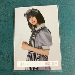 櫻坂46 藤吉夏鈴 生写真 2024ハロウィン衣装 チュウ