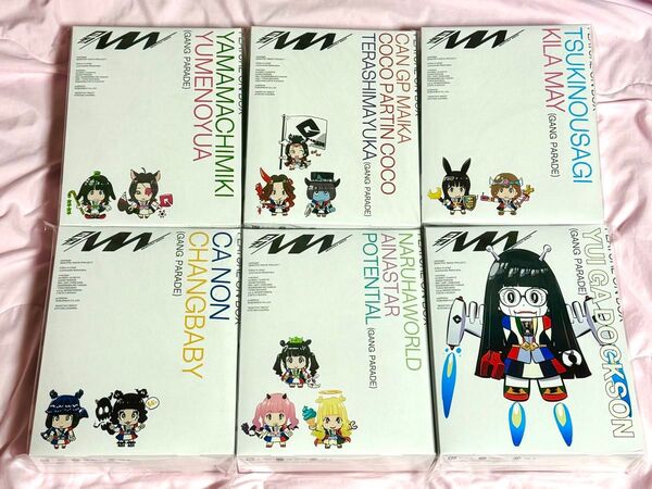 月刊WACK VOL.7〜12 / GANG PARADE プラモデルコンプ 冊子あり