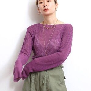 Ungrid シアー ニット