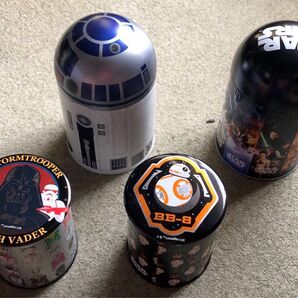 スターウォーズ 缶バッジ、空き缶セット