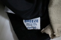 ★良品★ BREEZE ジャケット コート 2WAY 脱着インナー付き ブラック　120♪_画像5