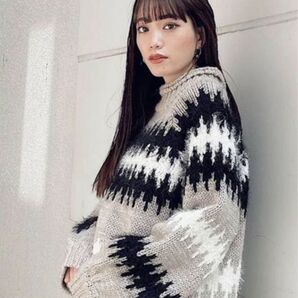 gyda GYDA HANDライクボーダーニット