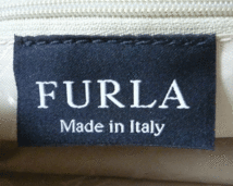 フルラ　FURLA　レザー　ホワイト　白　ミニ　ハンドバッグ　レディース_画像4